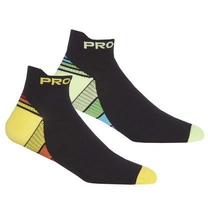 4 Pack Men's Compression Running Gym Socks Low-Cut Breathable Anti-Crimping Arch Support Durable Athletic Ankle Socks for Sports Casual Wear UK 6-11 Sock Stack