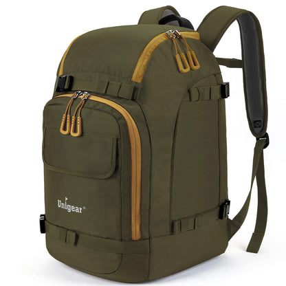 Unigear Ski Boot Backpack, Snowboard Shoes with Helmet Bag, Winter Sports Skiing Skating Rucksack