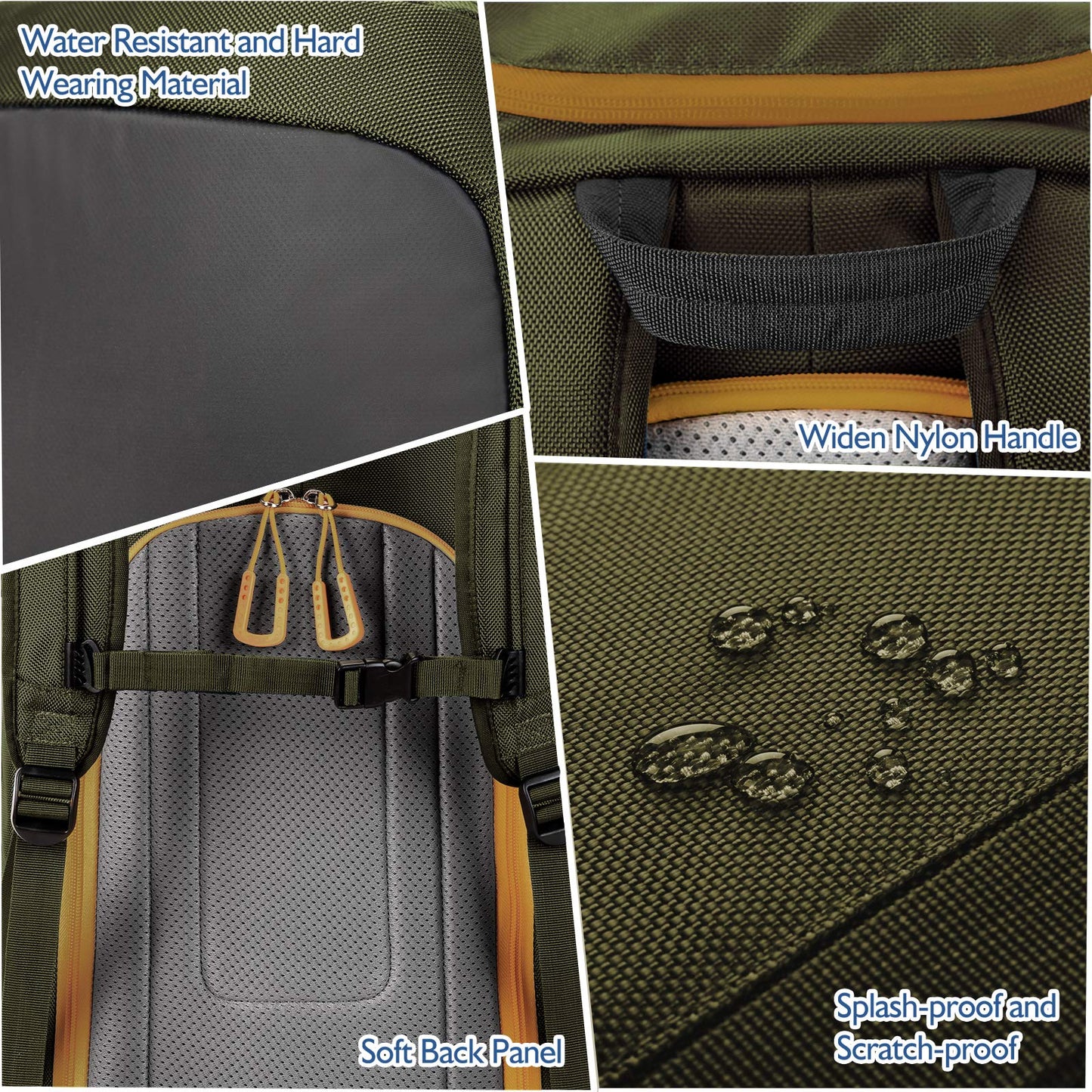 Unigear Ski Boot Backpack, Snowboard Shoes with Helmet Bag, Winter Sports Skiing Skating Rucksack