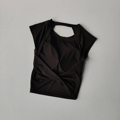 Women Sports Bra Top Push Up Sexy Beauty Back Fitness Yoga Bra t-shirts Sport Tops For Women Breathable Running Vest Gym Wear