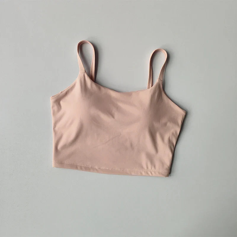 Breathable Sports Bra for Women, Fitness Top, Push Up Sport Bra, Fixed Pad, Yoga Underwear, Sport Tops  Running Vest, Gym Wear