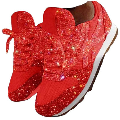 Children's Sports Shoes, Two-tone Breathable Diamond Thick-Soled Sports Shoes