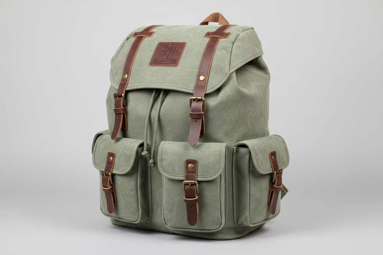 Vintage Canvas Backpack–Unisex Outdoor Sports|Travel Bag